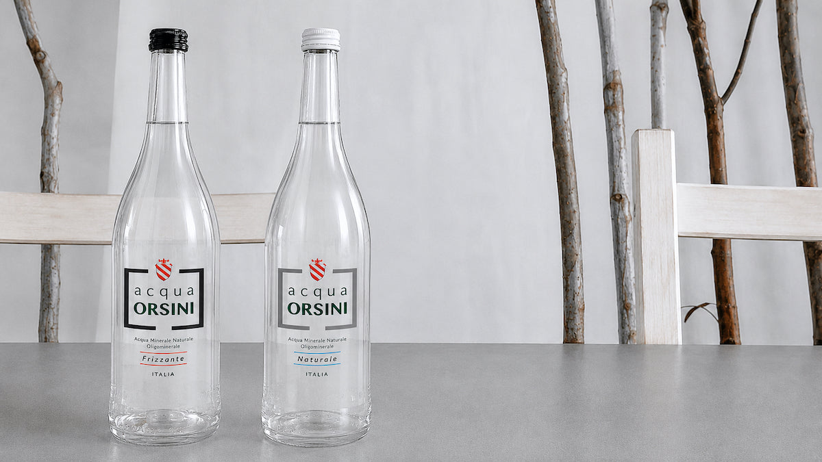 
Acqua Orsini fine water bottle