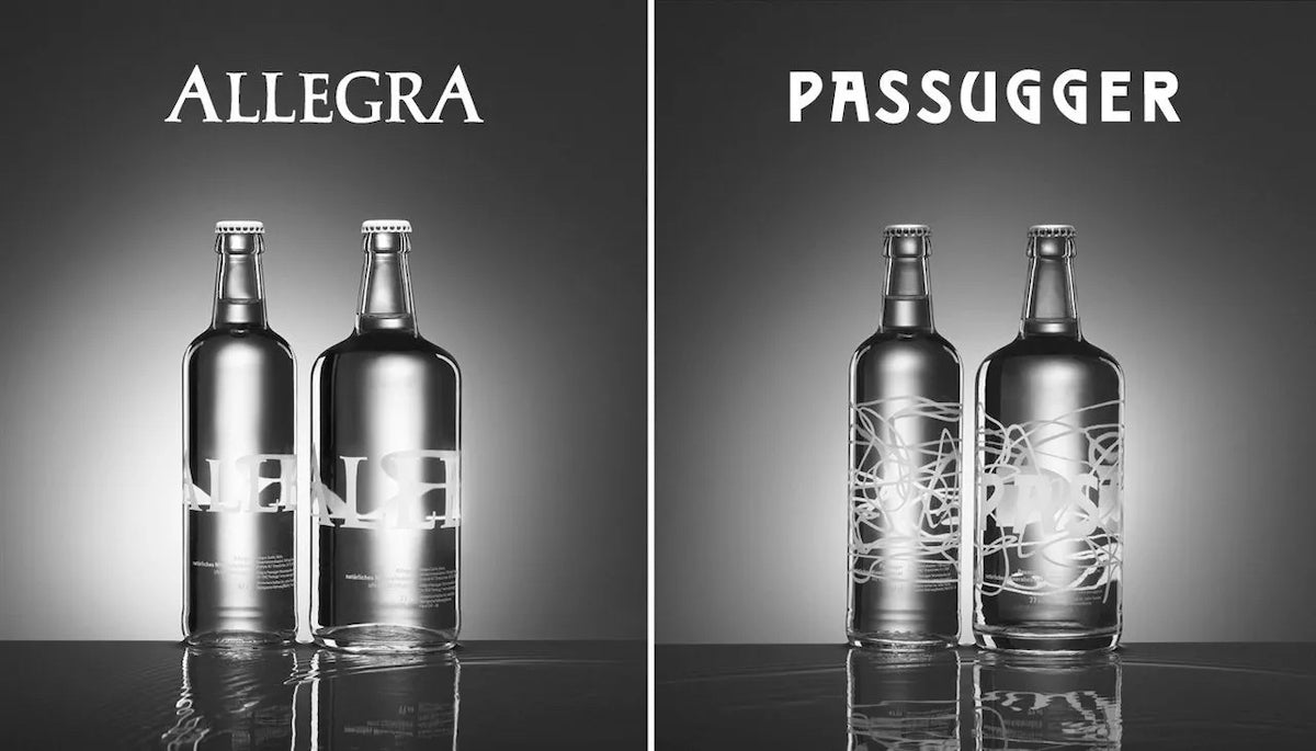 
Allegra and Passugger fine water bottle