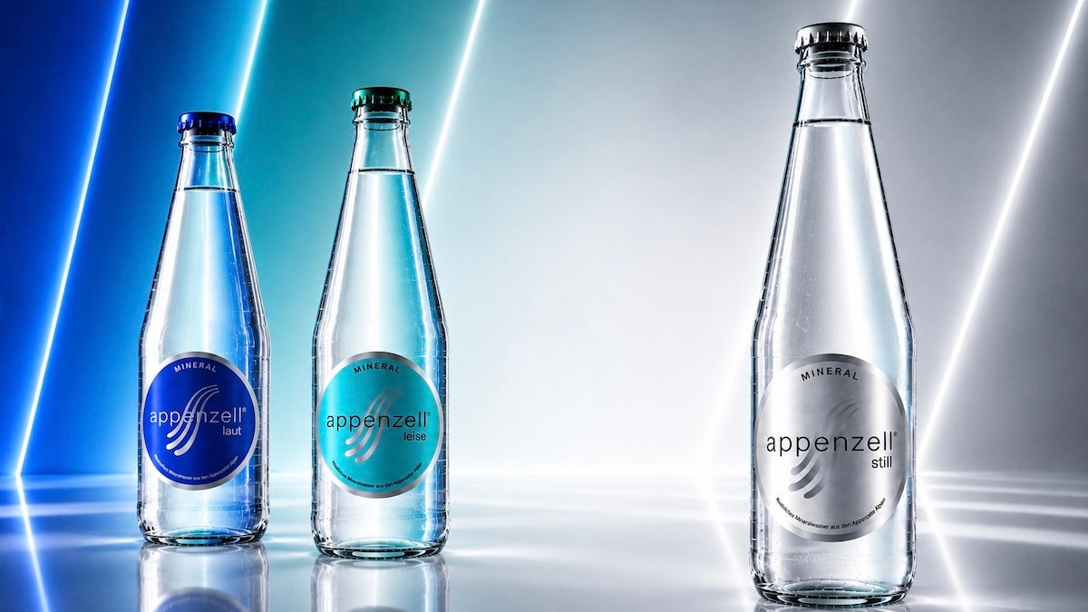 
Appenzell fine water bottle