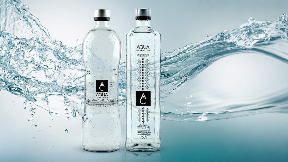 
Aqua Carpatica fine water bottle