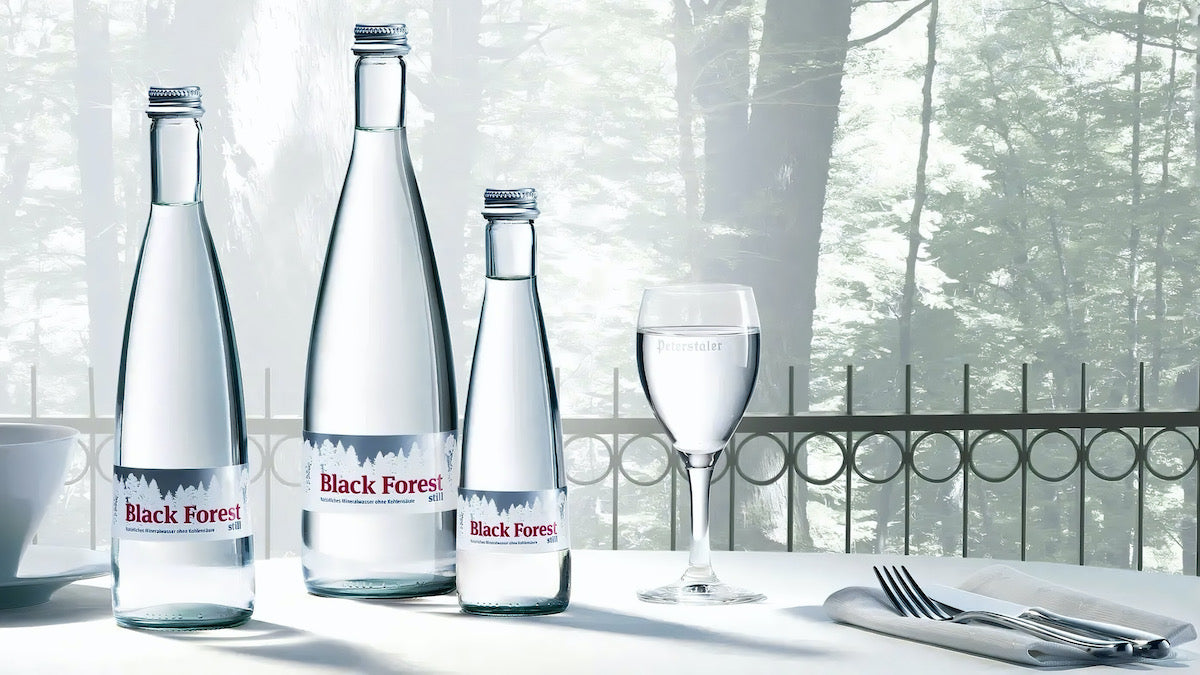 
Black Forest fine water bottle