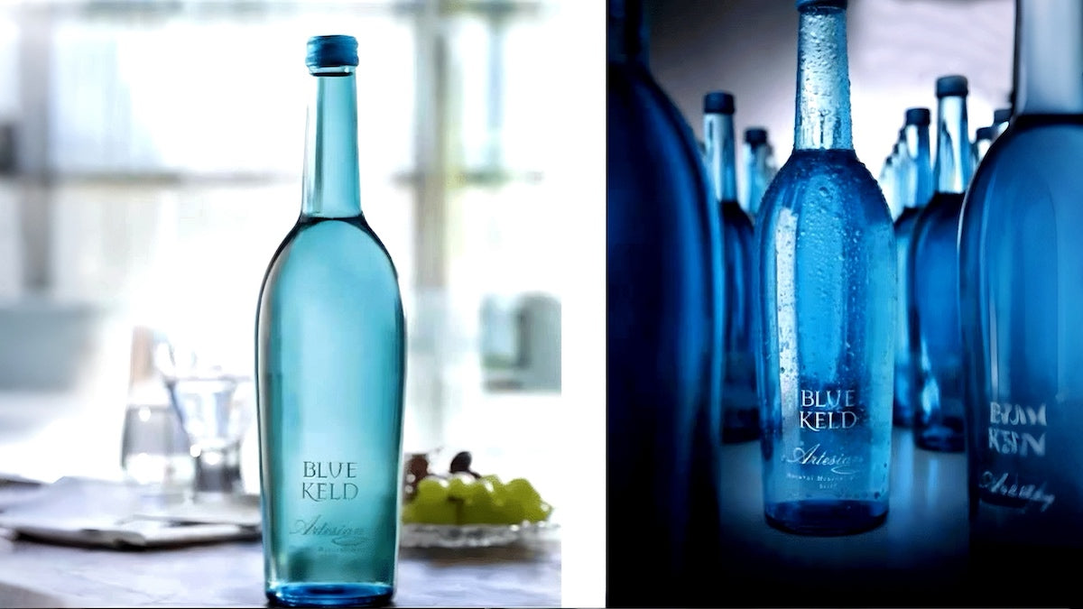 
Blue Keld Premium fine water bottle