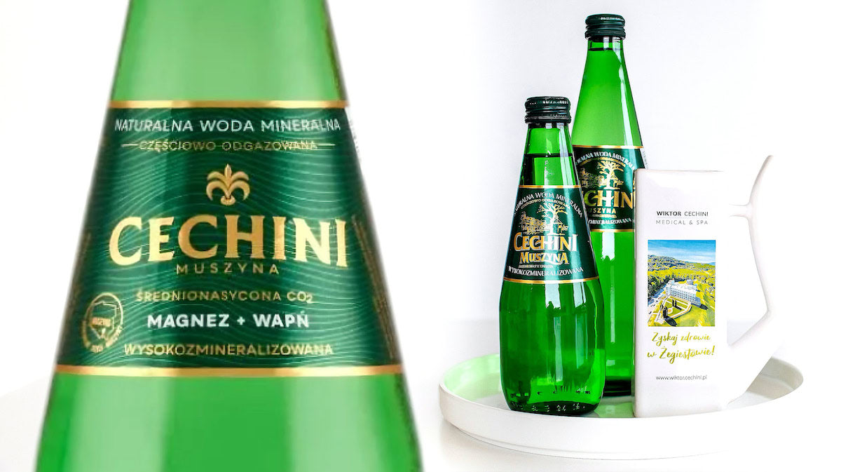 
Cechini Muszyna fine water bottle