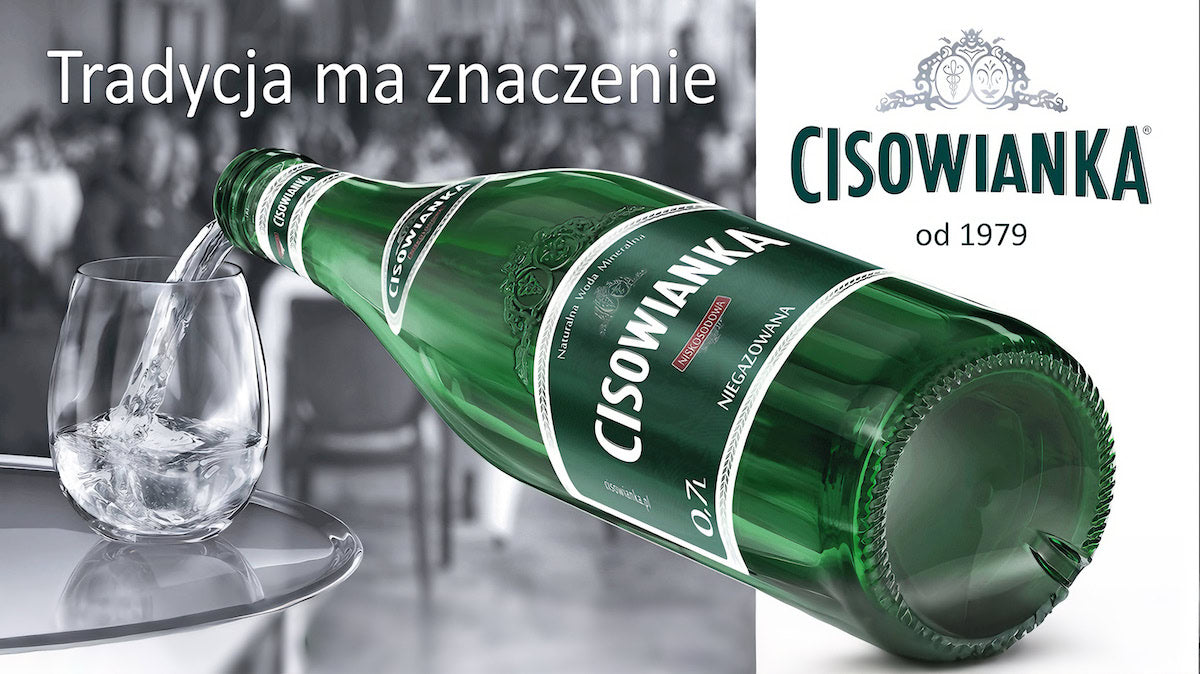 
Cisowianka fine water bottle