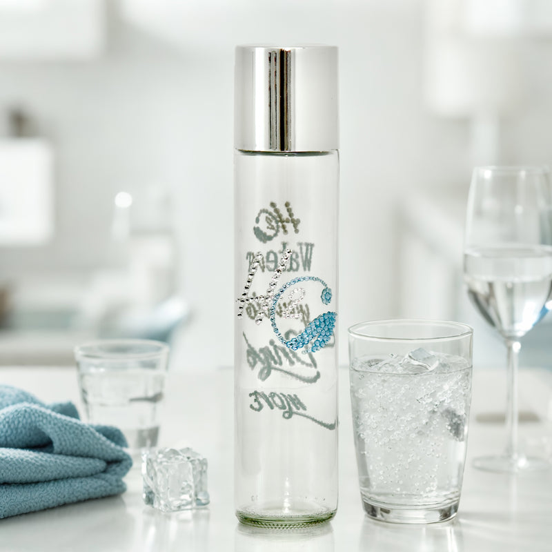 Swarovski and Preciosa crystal-embellished bottle