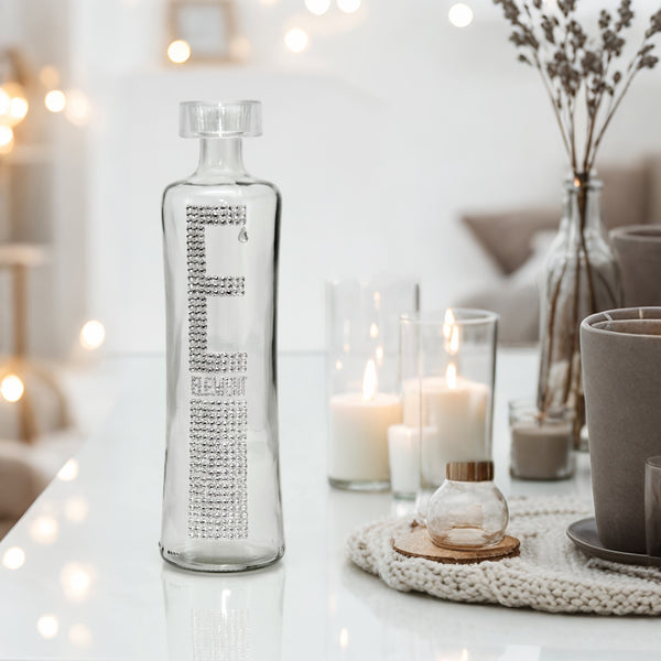 Swarovski crystal-embellished bottle