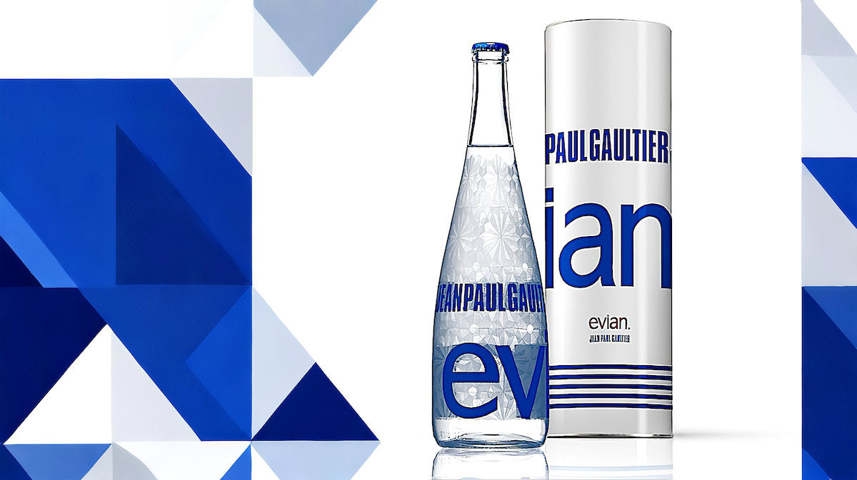 
Evian 2009 Jean Paul Gaultier limited edition water bottle