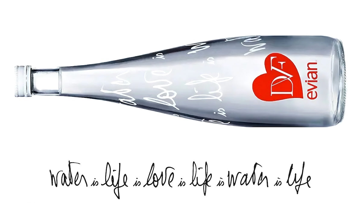 
Evian 2013 Diane Von Furstenberg limited edition water bottle