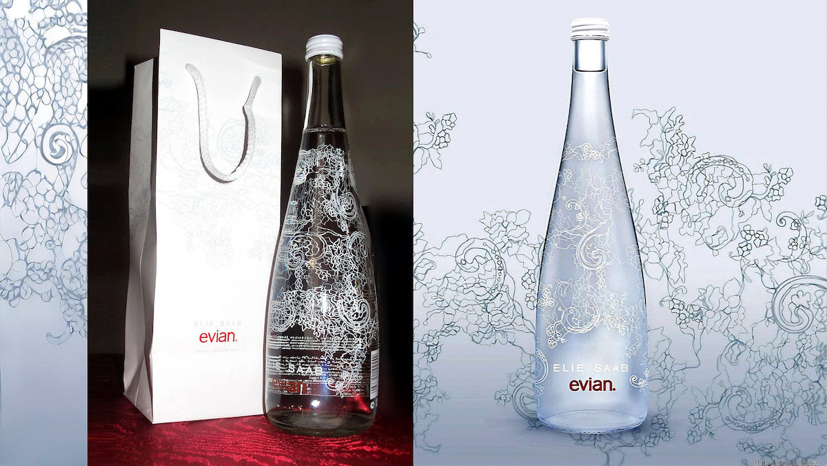 
Evian 2014 Elie Saab limited edition water bottle