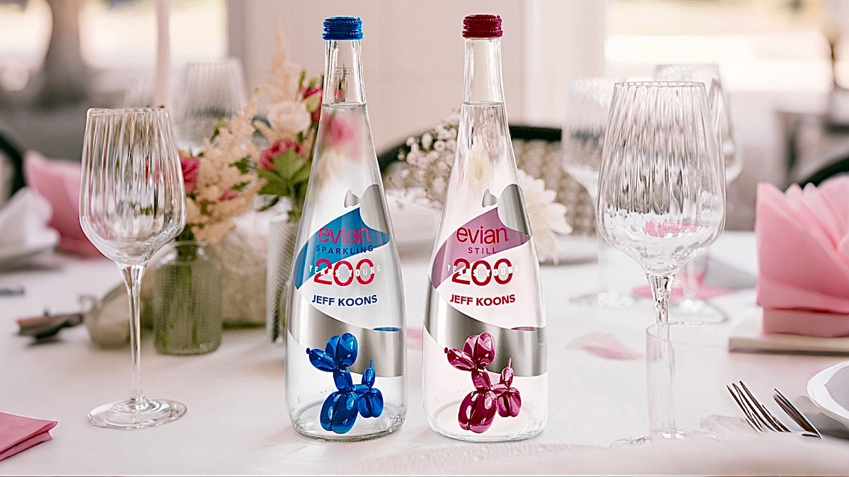 
Evian 2026 Jeff Koons limited edition water bottle