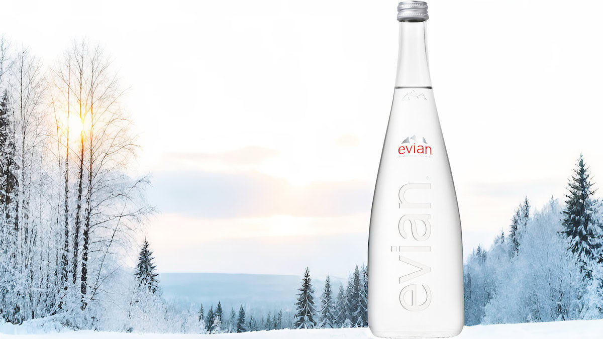 
Evian Pure Prestige fine water bottle