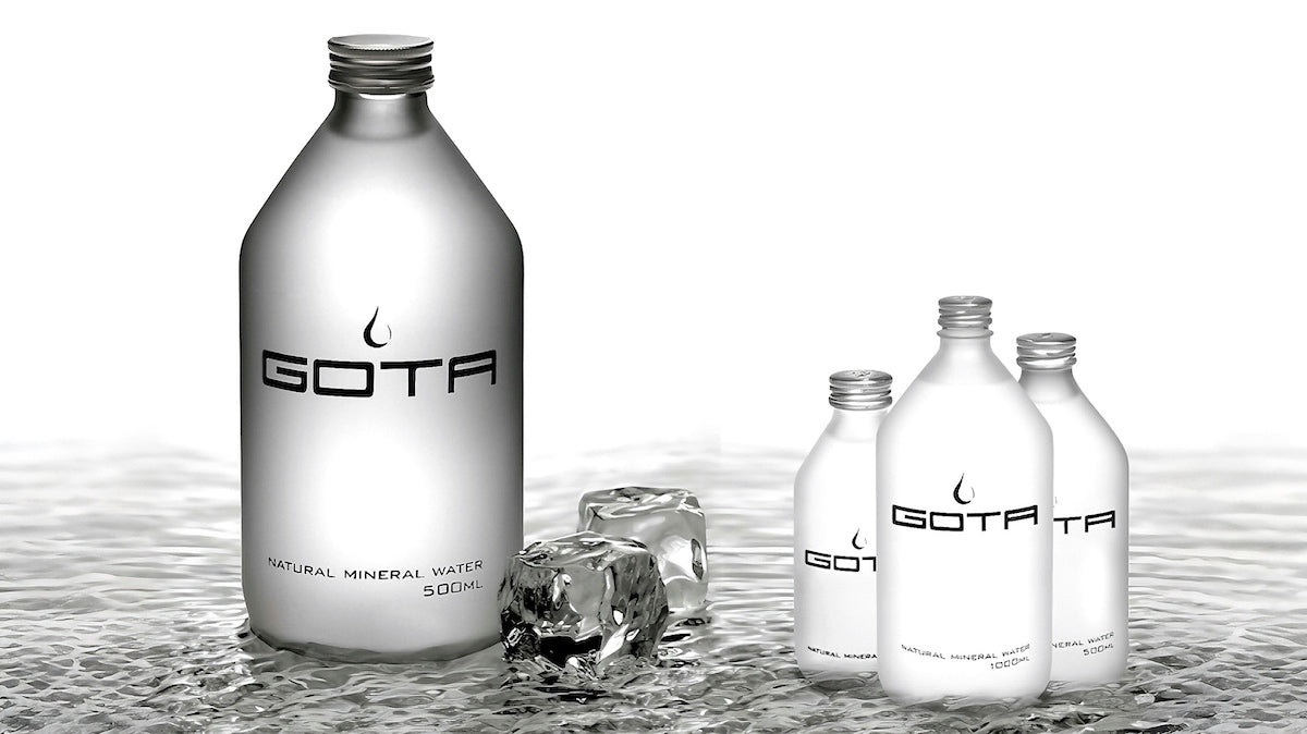 
Gota fine water bottle