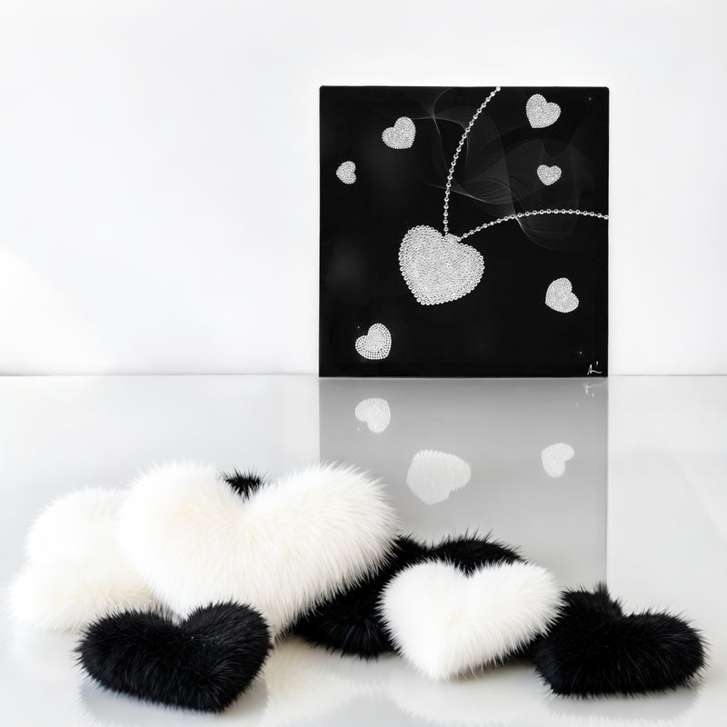 Blinged-out luxury home decor artwork