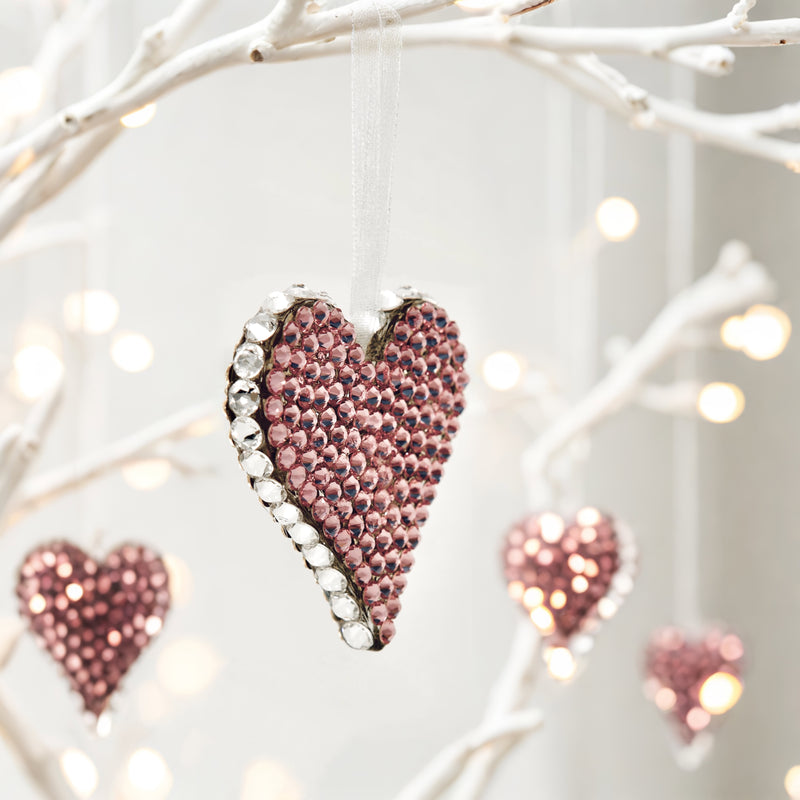 Preciosa crystal-embellished double-sided home decoration
