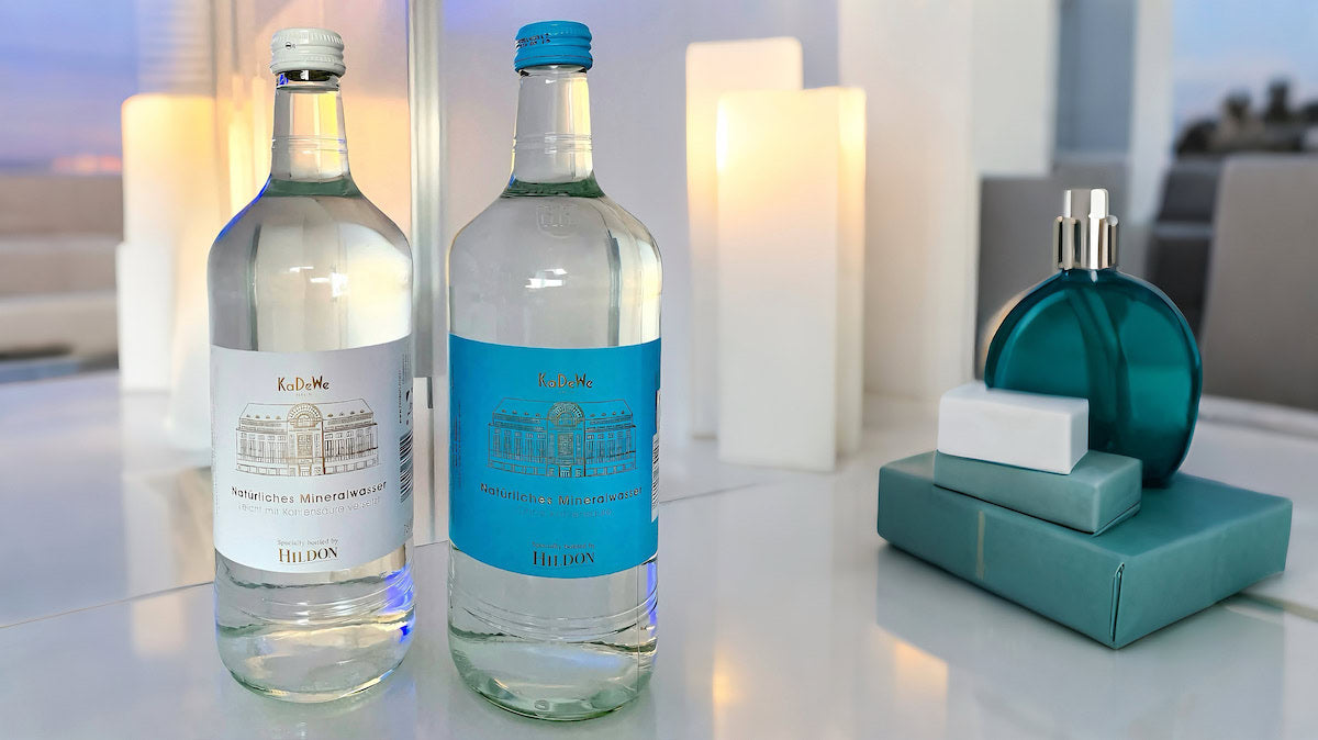 
Hildon for KaDeWe limited edition water bottle