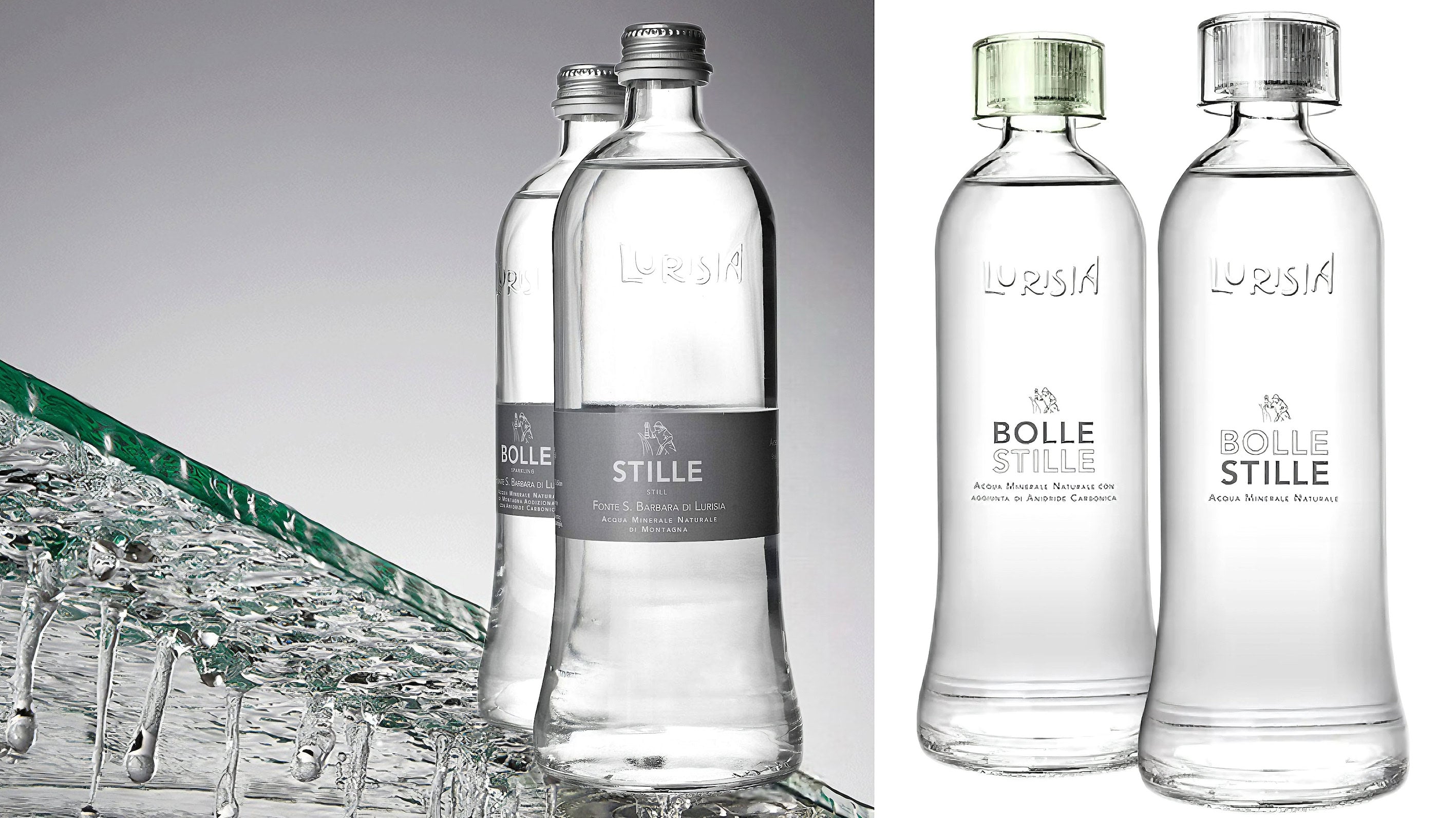 
Lurisia fine water bottle