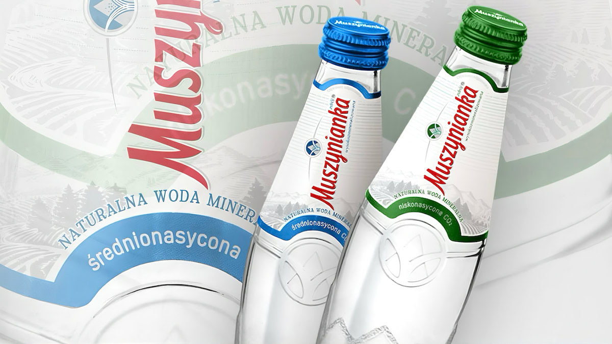 
Muszynianka fine water bottle