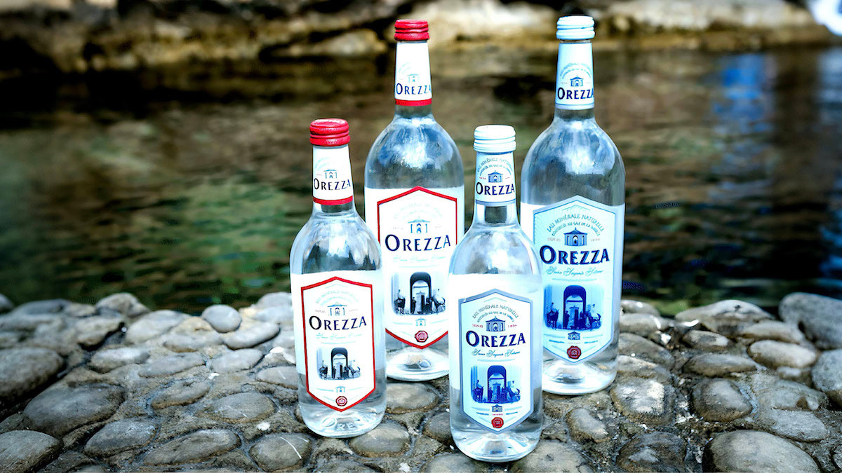 
Orezza fine water bottle
