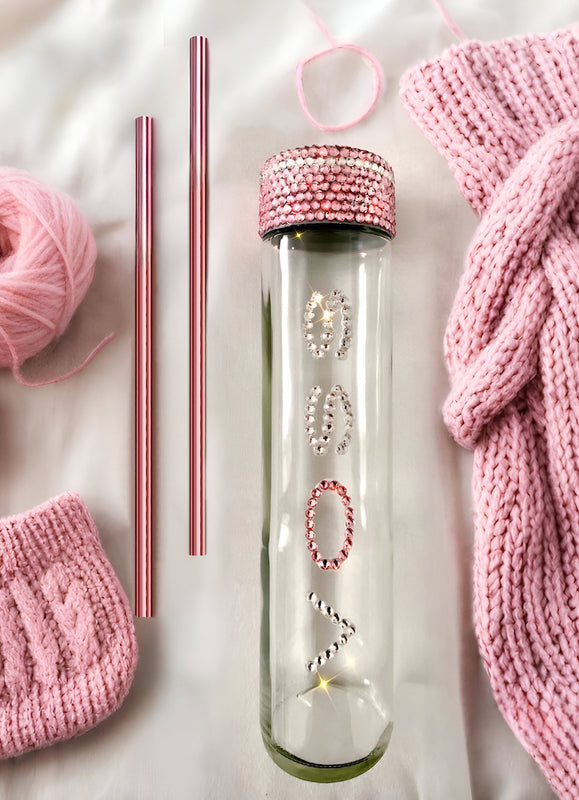 PRECIOSA CRYSTAL-EMBELLISHED LUXURY BLINGED-OUT BOTTLE