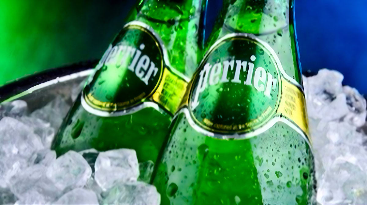 
Perrier fine water bottle