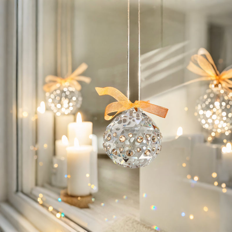 Swarovski clear glass crystal ball prism