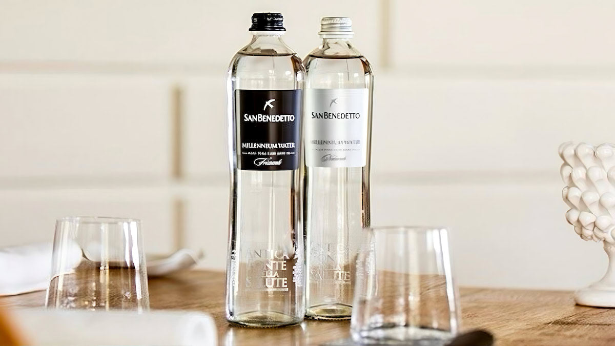 
San Benedetto Millennium fine water bottle