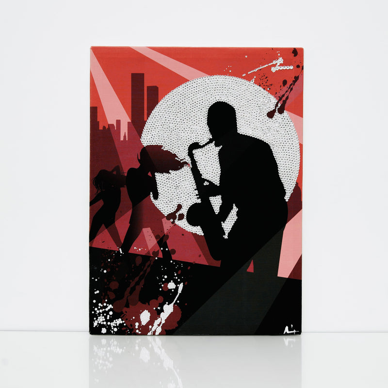 Blinged-out luxury home decor artwork