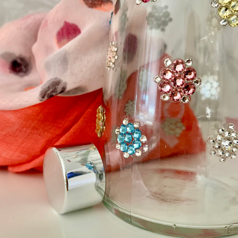 Swarovski crystal-embellished bottle