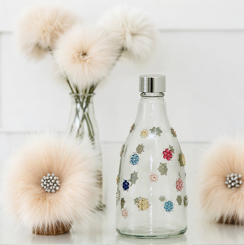 Swarovski crystal-embellished bottle