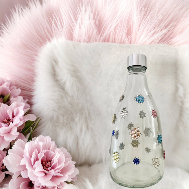 Swarovski crystal-embellished bottle