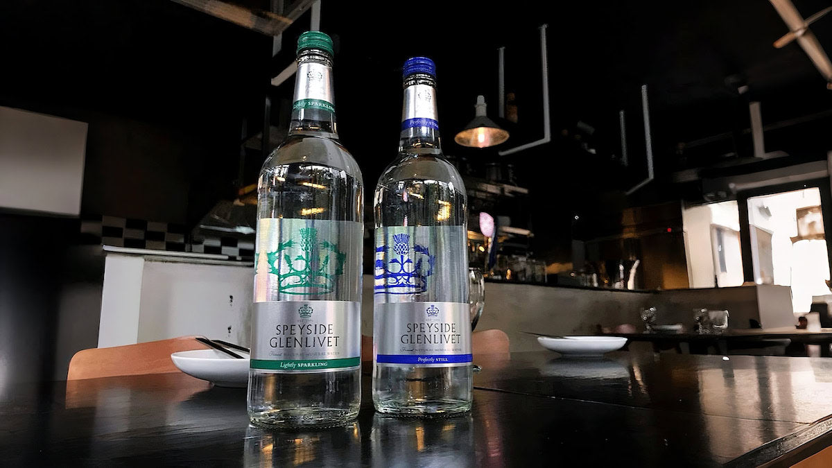 
Speyside Glenlivet fine water bottle