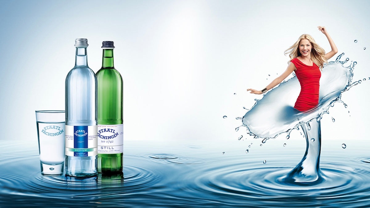 
Staatl Fachingen fine water bottle