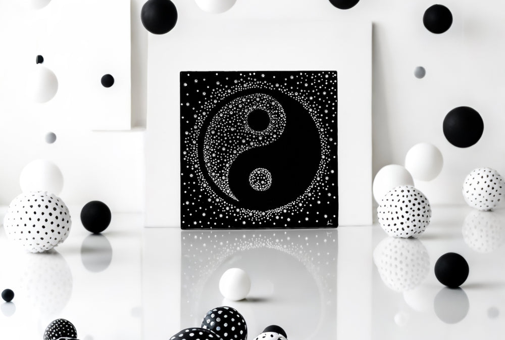 Luxury blinged-out canvas wall art