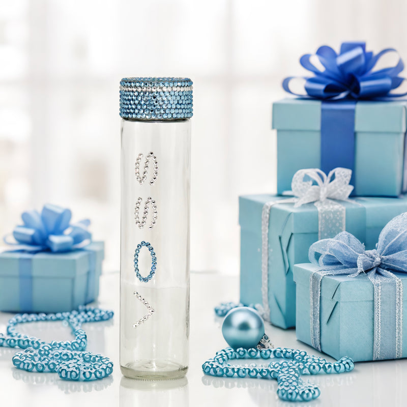 Preciosa crystal-embellished Voss bottle