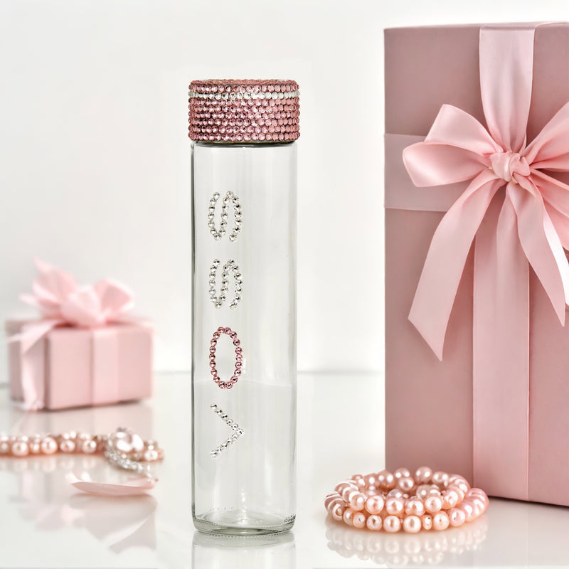 Preciosa crystal-embellished Voss bottle