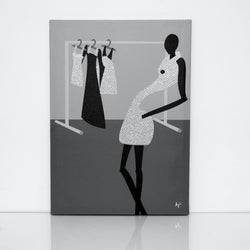 Blinged-out luxury home decor art creation