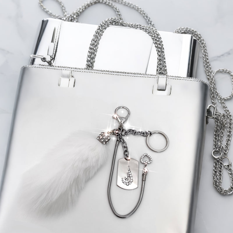 DROP KEYCHAIN Premium Jeweled Bag Charm – WaterGlam
